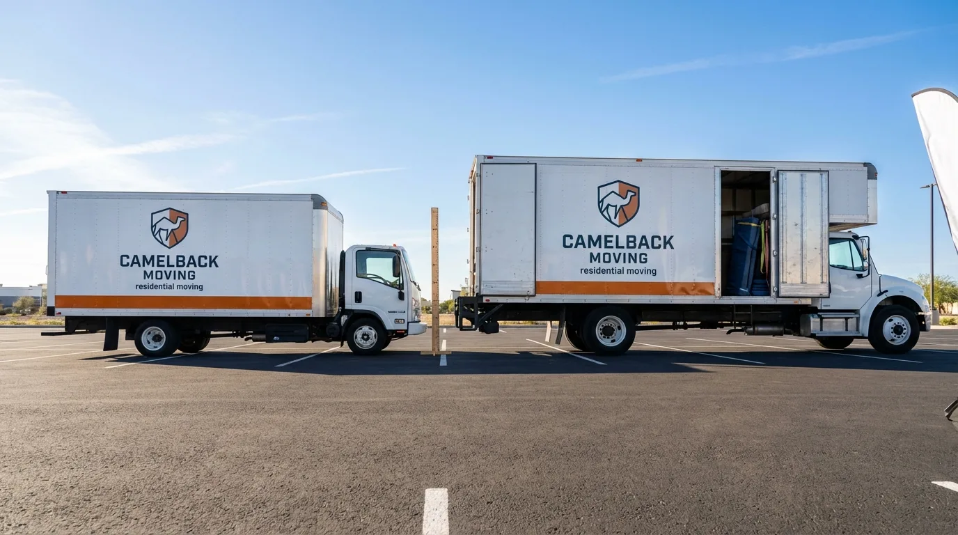 Moving truck size capacity guide in Palmer Lake